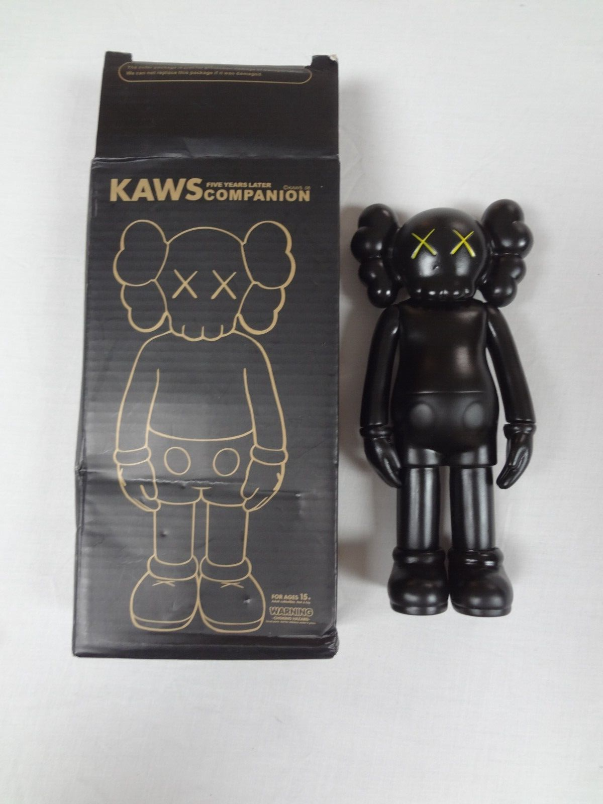 KAWS Five Years Later Companion Original Fake Vinyl Figure Black 8