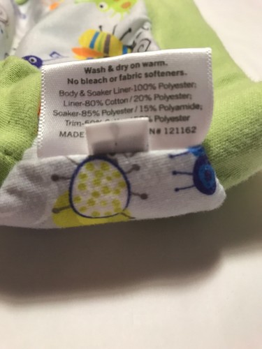 Blueberry Trainer Cloth Pull-Up Large Bugs