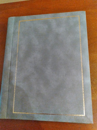 VTG 8.5"X11" SPIRAL-BOUND PHOTO/SCRAPBOOK ALBUM WITH 20 MAGNETIC PAGES
