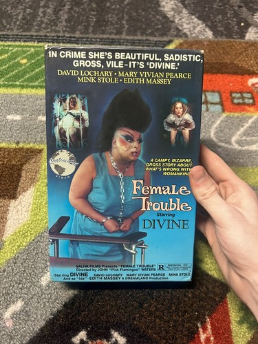 Female Trouble Not VHS Betamax Continental Big Box John
