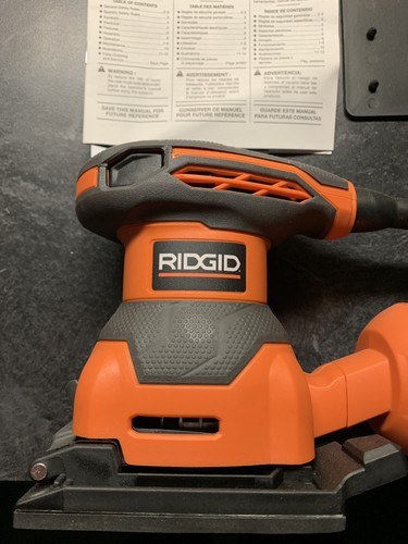 NEW Ridgid 2.4 Amp 1/4 Sheet Sander with AIRGUARD Technology R2501
