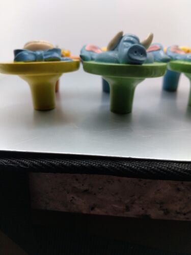 Set of 8 Safari  Ceramic Cabinet Knobs Drawer Pulls, Drawer