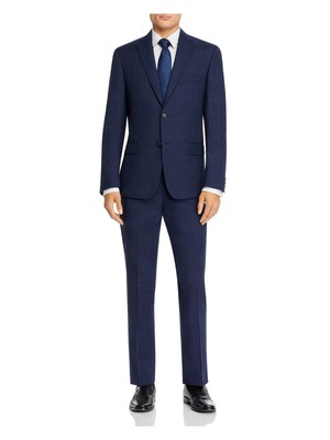 

Мужской однобортный клетчатый костюм ROBERT GRAHAM на темно-синей подкладке, отдельный блейзер, Navy