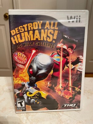 Destroy All Humans! Big Willy Unleashed (Nintendo Wii, 2006) BRAND NEW SEALED