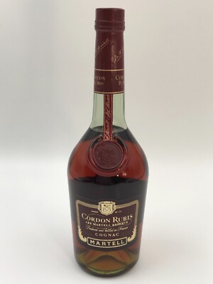 COGNAC J&F MARTELL RESERVE CORDÓN RUBIS 40% RARE años 70