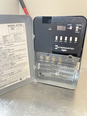 Intermatic Electronic Timer ET175C With Battery Memory, 7 Day
