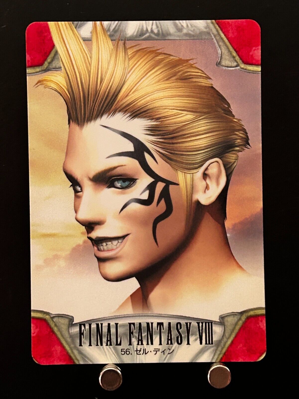 Zell Dincht FINAL FANTASY VIII Card FF 8 #56 Square BANDAI Zell Dincht FINAL FANTASY VIII Card FF 8 #56 Square BANDAI