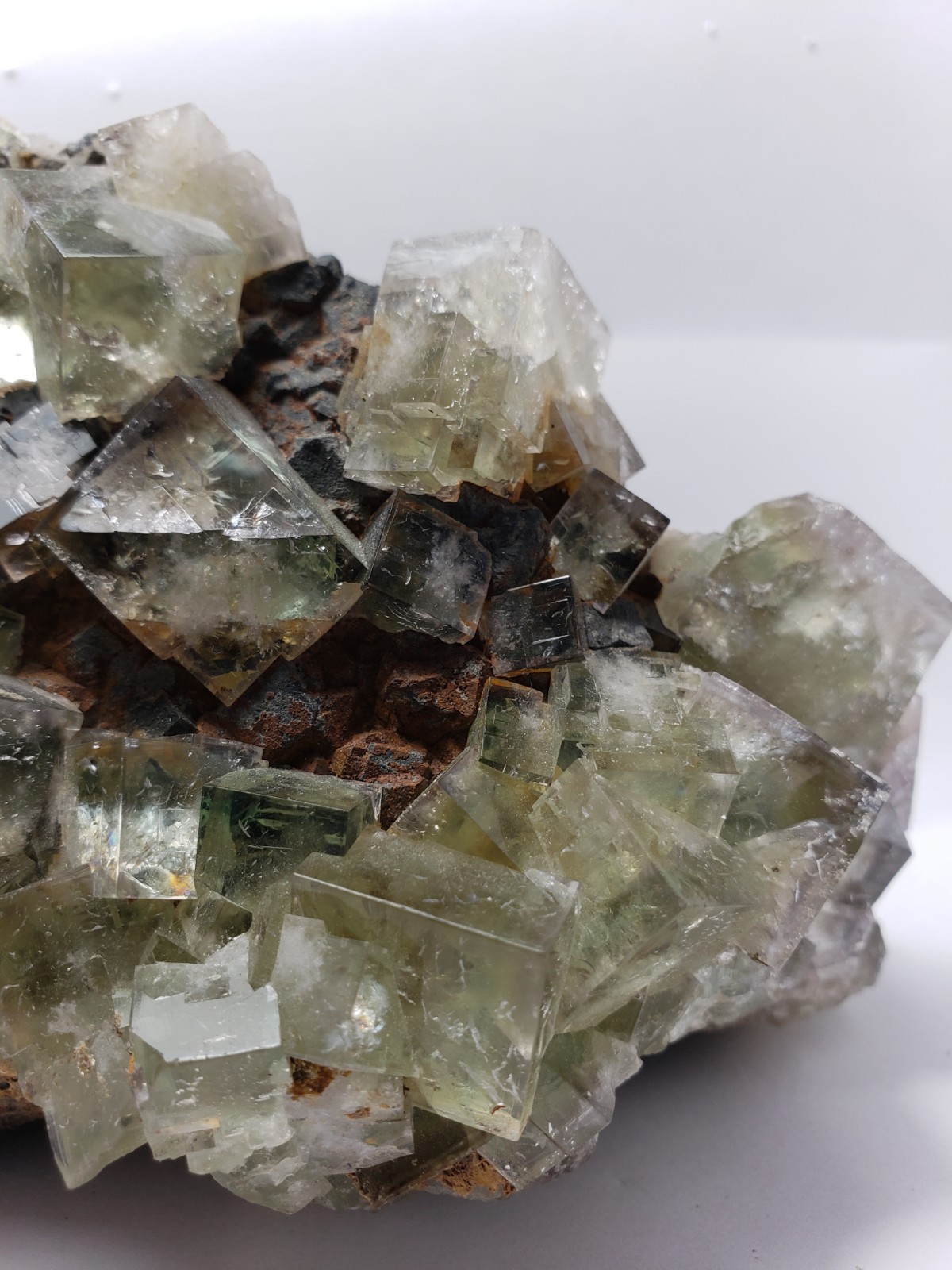 1266g Old Collection Fluorite/Galena Crystal Mineral Specimen England Rodgerly