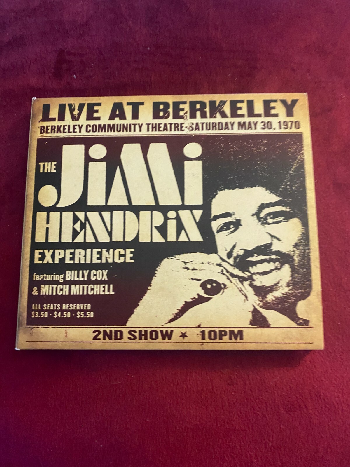 ミュージック Live DVD The Jimi Hendrix Experience *Live At Berkeley *CD digipak NM