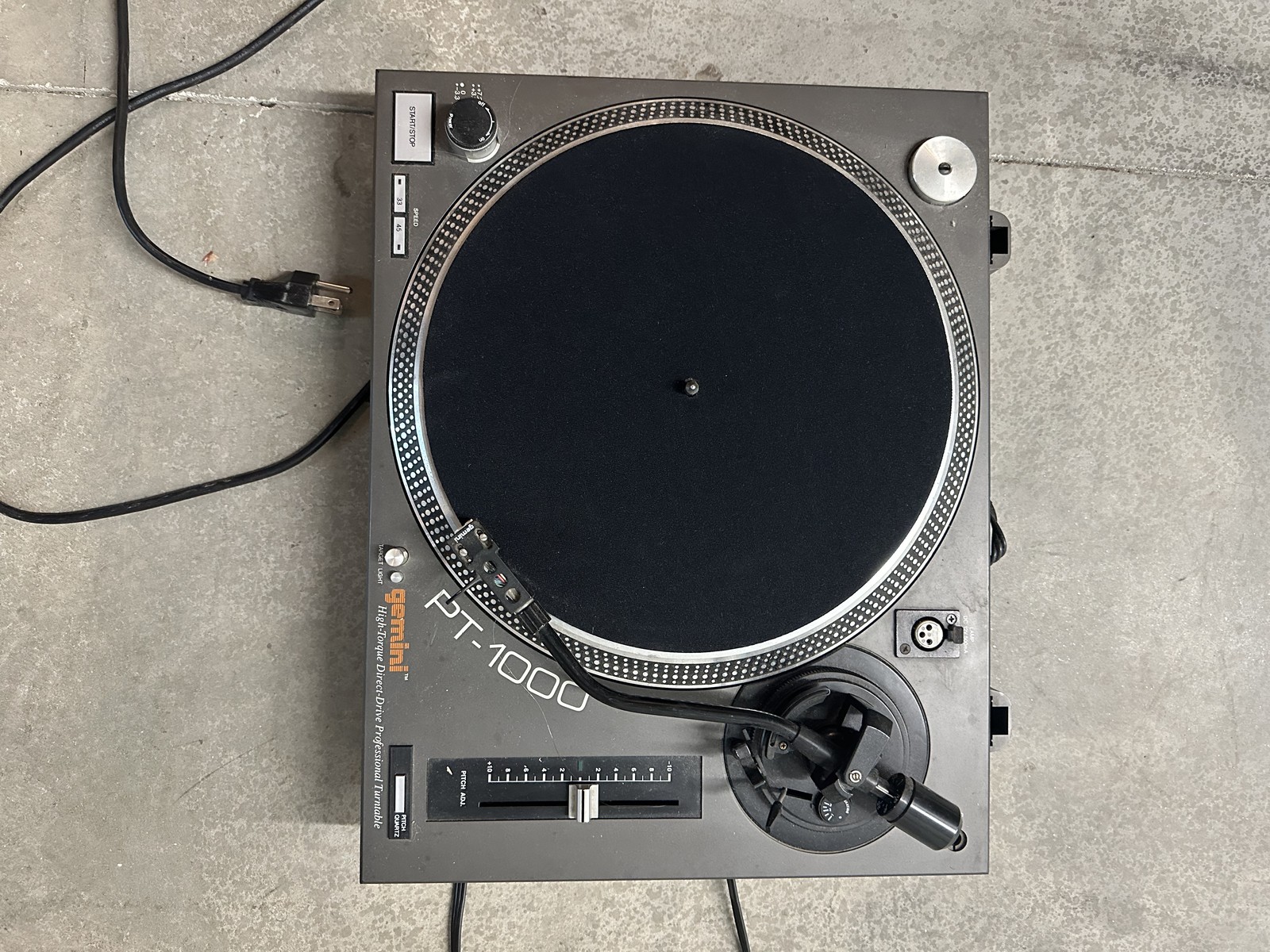 gemini PT-2000Ⅲ DJ ターンテーブル 現状品
