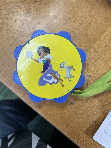 VTG 1997 Disney Hunchback of Notre Dame Tambourine McDonalds Kids Happy Meal Toy