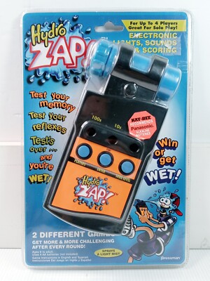 Hydro Zap Pressman Electronic Lights Sound Water Toy - 1998 Vintage