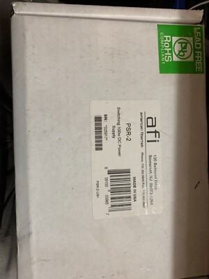 AFI PSR-2 by afi American Fibertek Switching 100w DC Power Supply new sealed