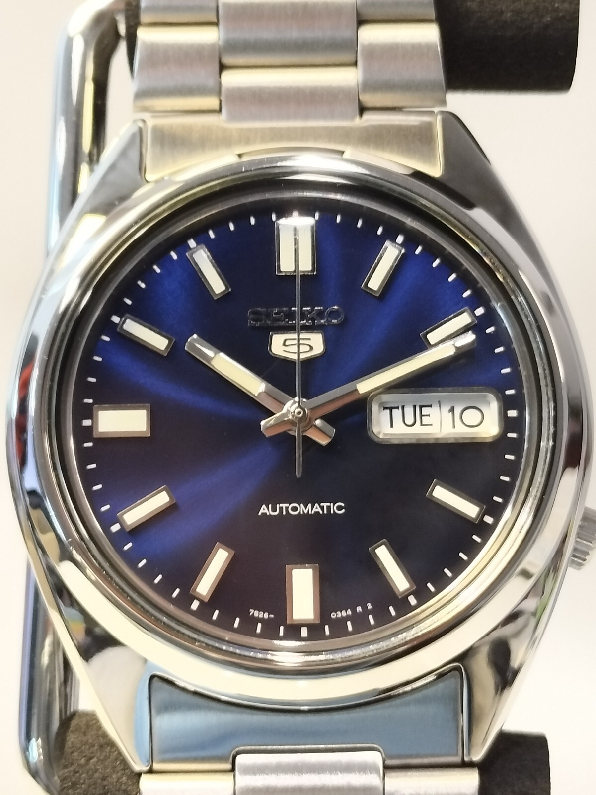 セイコー5 7S26-0480Fメンズオート SEIKO 5 7S26-0480 Day/Date Navy Blue Dial Automatic Mens