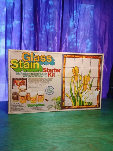 Stain Glass Kit TITAN Vintage 70's Stained Glass Craft