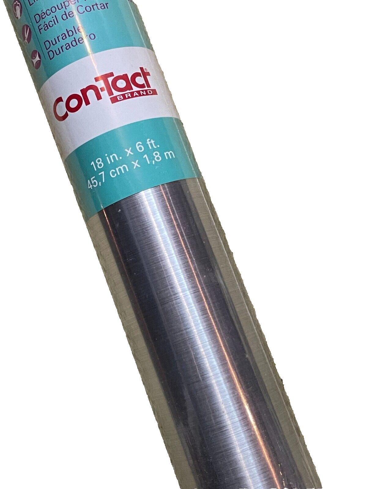 CONTACT Faux Metal FX Stainless Steel Covering Self-Adhesive