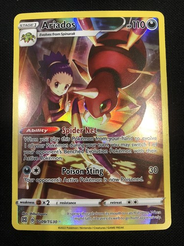 Ariados TG09/TG30 Full Art Trainer Gallery Pokémon Brilliant