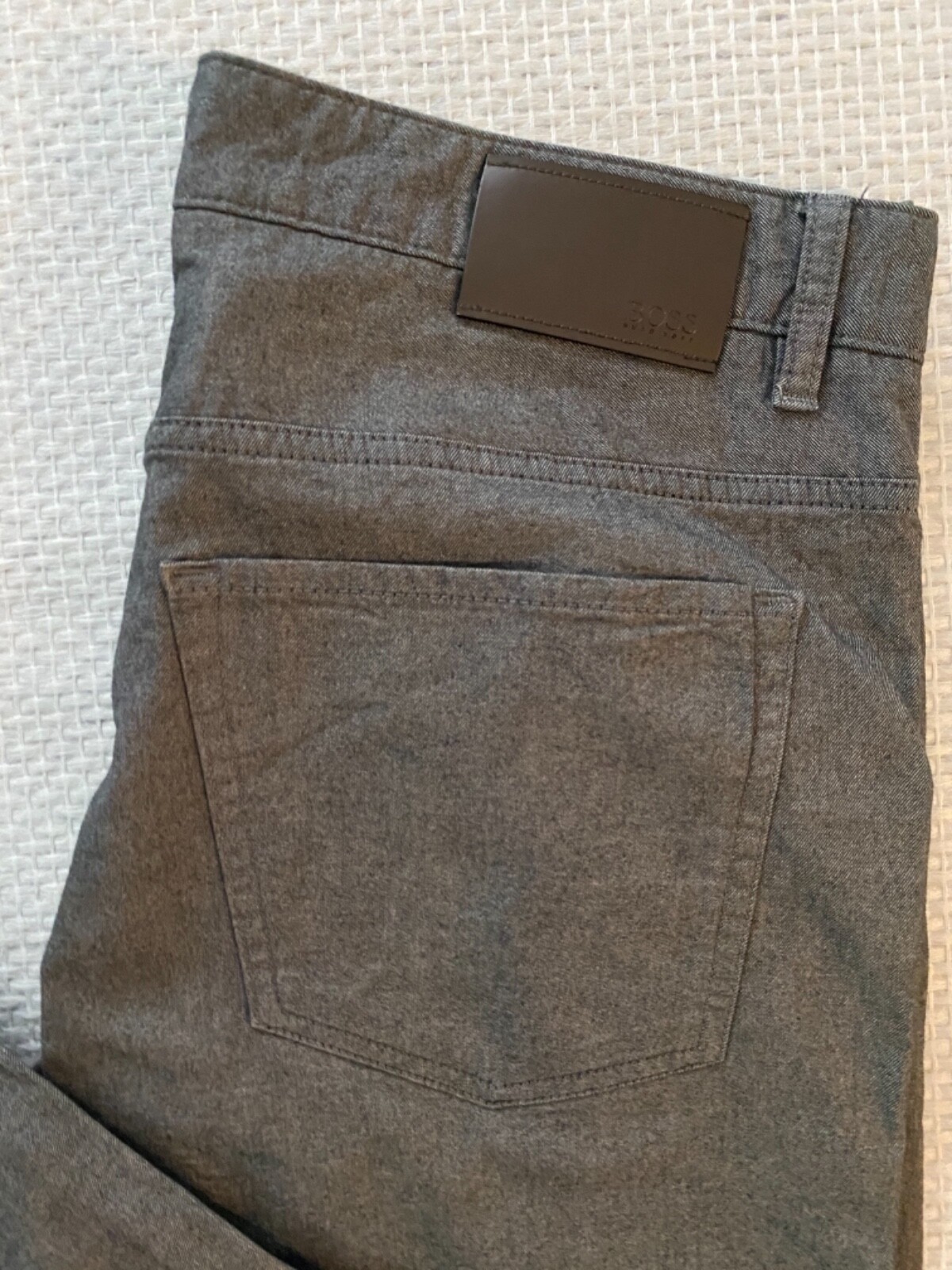 Hugo Boss Delaware 3 Slim Fit five pocket Hose grau Jeans  W 36 L 32  wie NEU
