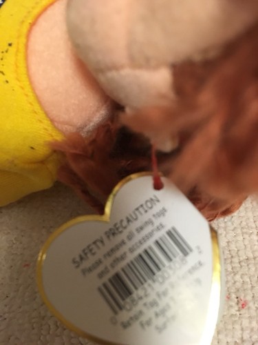 Ty Teenie Beanie Boppers Rugged Rusty new with tag cover