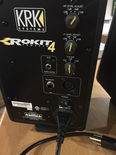 (2) KRK RP4G3 RP4-G3 Rokit Powered 4
