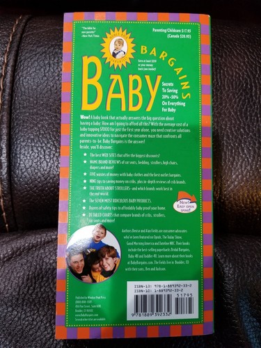 Baby Bargins Secrets to saving 20% to 50% on baby furniture, equipment, clothes