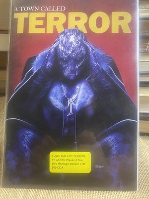 A Town Called Terror #1 Laren Weeknd Star Boy Homage Variant Ltd 500