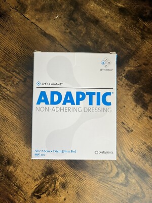 Systagenix Adaptic Non-Adhering Dressing - Box of 50 - Exp: 09/2026 - NEW