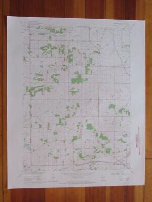Orfordville Wisconsin 1964 Original Vintage USGS Topo Map