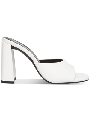 

MADDEN GIRL Женские белые босоножки на каблуке без шнуровки с квадратным носком MADDEN GIRL, Белый, GENI02J1