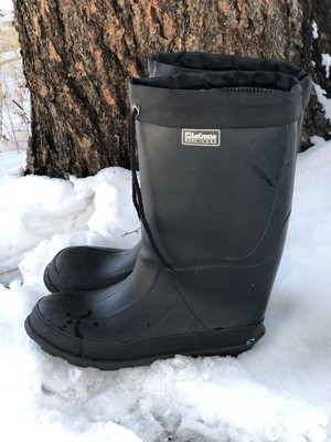 insulated rubber work boots