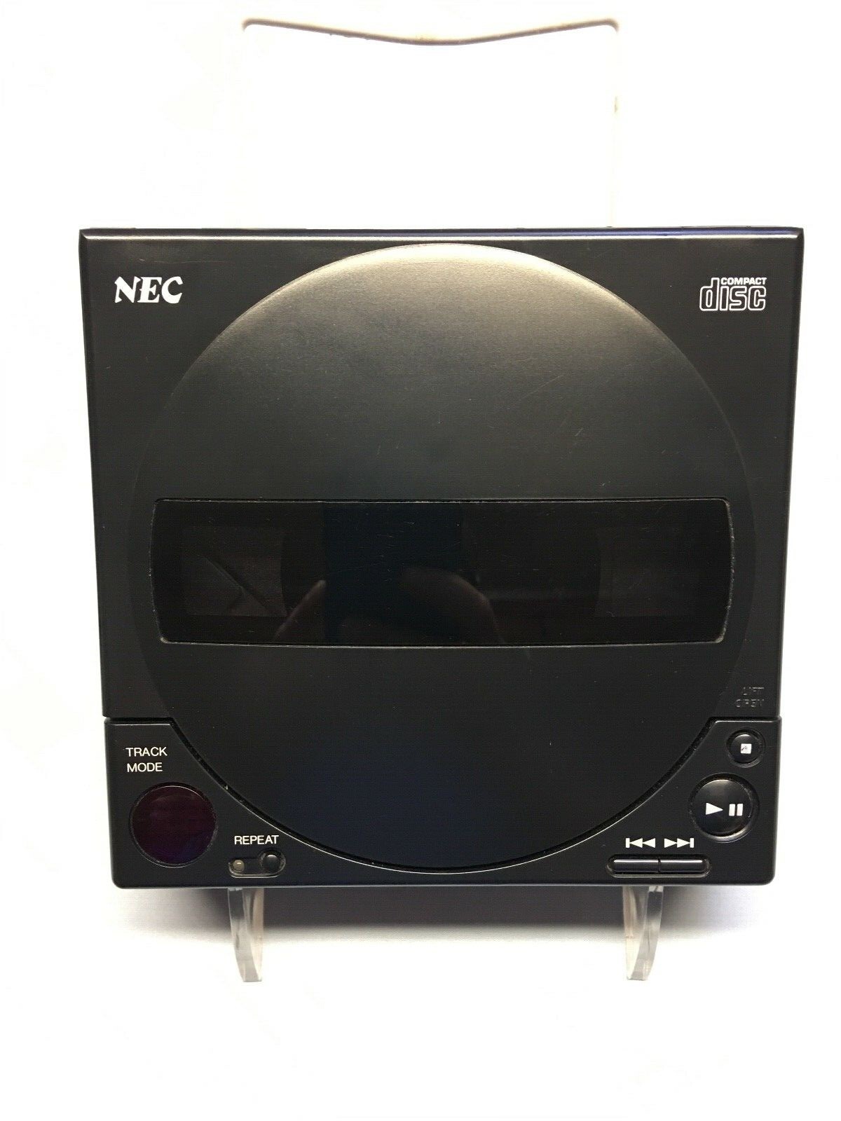 NEC Turbografx 16 CD Rom + AC Adapter New Middle Gear Installed! HES-CDR-01 TG16