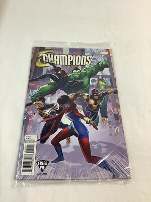 Champions #1 - 1st Team Up of Champions - Fried Pie Variant - Sealed 2016