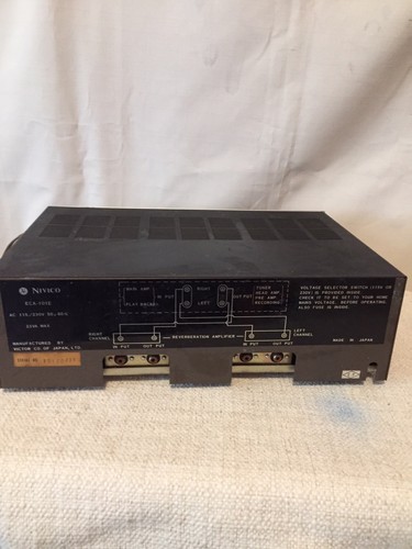 Vintage JVC Nivico ECA-101E, Reverberation Amplifier Stereo Tube Spring Reverb