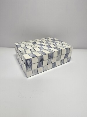 Mosaic Mother Of Pearl Trinket Box