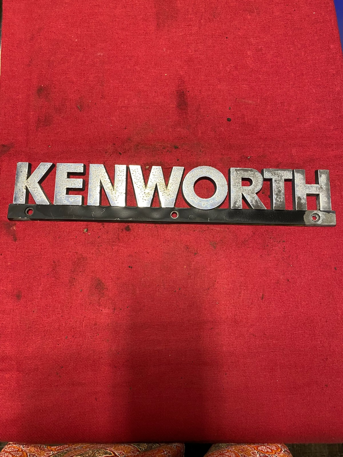 KENWORTH Truck Fender Emblem Badge Logo OEM K 281 1348 | eBay