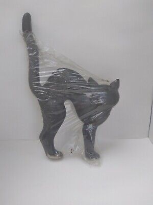VTG 1992 Don Featherstone Union Products Halloween 17" Black Cat Blow Mold