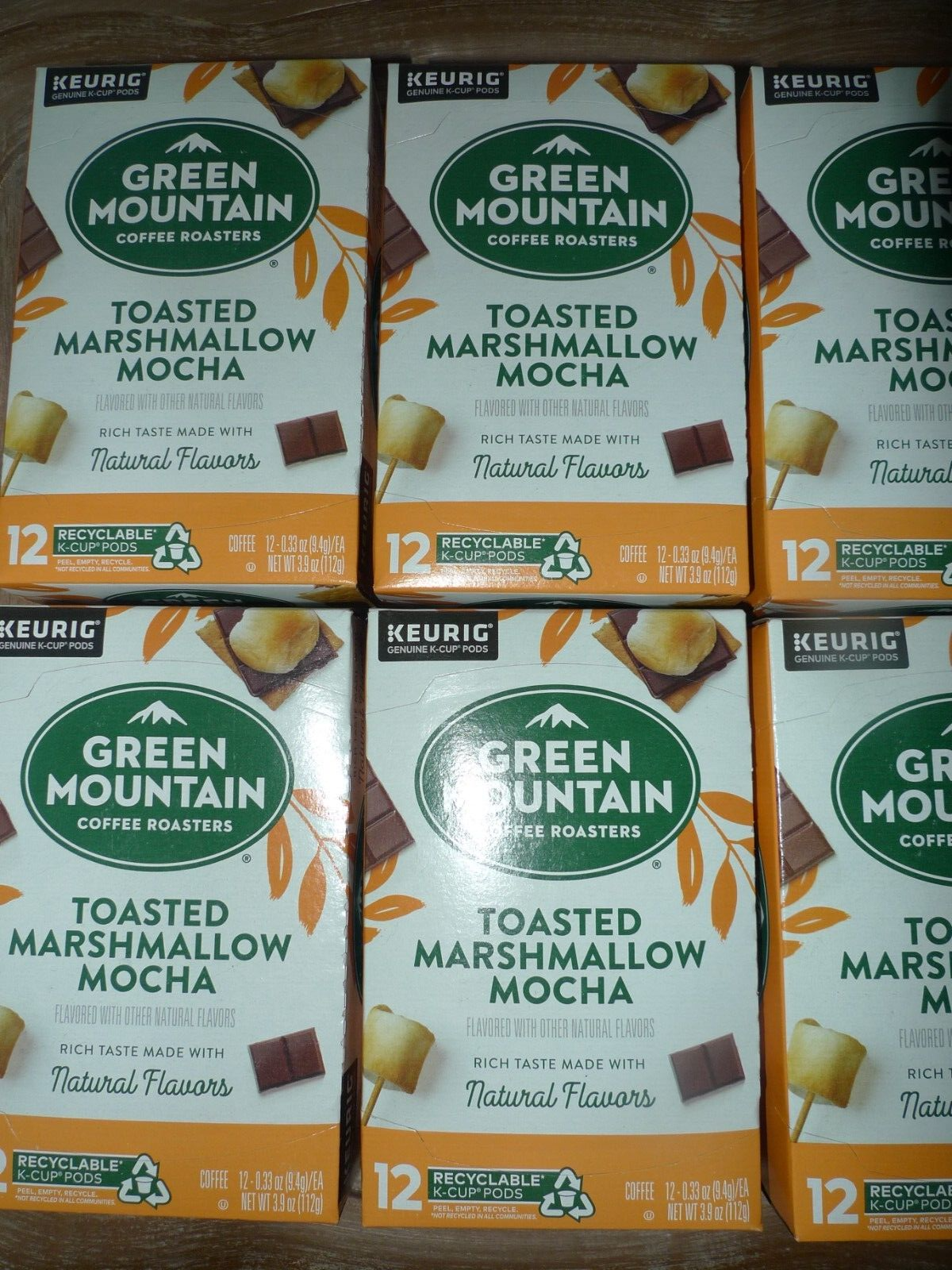Green Mountain Coffee Roasters Toasted Marshmallow Mocha, K-Cup Pods, 72 Count