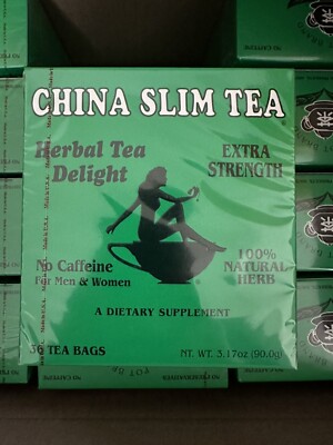 China Slim Tea Herbal Dieter's Delight - Extra Strength (36 Tea Bags) 3.17 oz 