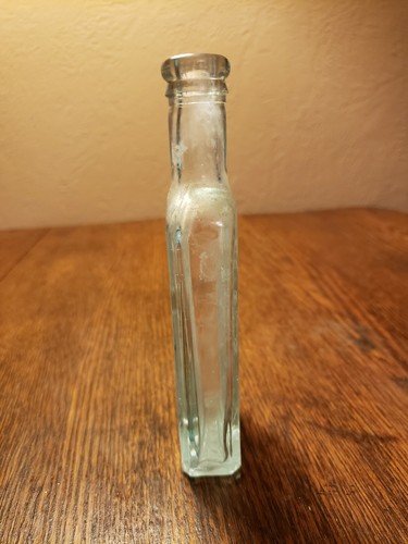 Aceite Mexicano Vintage Bottle Aqua Colored