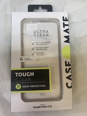 Case-Mate Tough Clear Case for Google Pixel 4 XL (Clear) 10 Foot Drop Protection