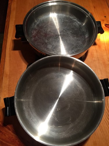 VTG REGALWARE SOCIETY OIL CORE STAINLESS STEEL1100WATT ELEC. FRYING PAN #7253