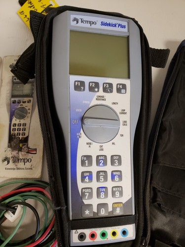 Tempo Sidekick Plus Advanced Cable Maintenance Test Set 1155-5005 Side Kick