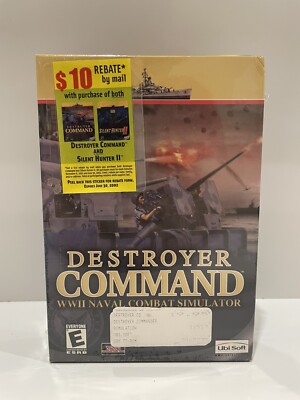 Destroyer Command (PC, 2002) Ubisoft - Brand New Factory Sealed Video Game Vtg
