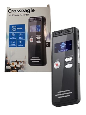 64G Digital  Activated Record Playback MP3  Player 