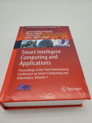 Smart Intelligent Computing and Applications Volume 1