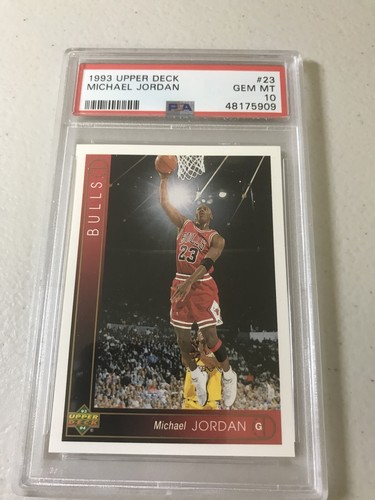 Michael Jordan 1993 Upper Deck Basketball Card #193 Graded