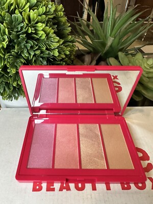 Lancome 4-Color Shimmer Starlight Face Blush Shadow Palette Full Size 0.32oz