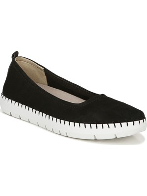 Женские балетки на танкетке NATURALIZER Womens Black на платформе 0,5 Stitch Dolly 6 М