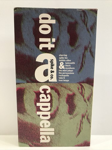 SPIKE Lee & CO DO IT A CAPPELLA VHS Rare HTF 23 Acts! Music