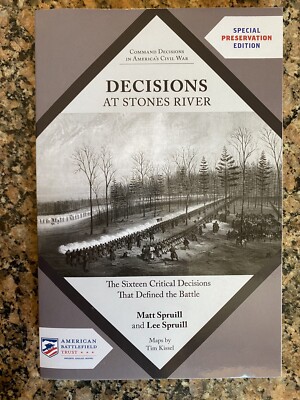 Decisions At Stones River Matt & Lee Spruill Brand New Trade Paperback